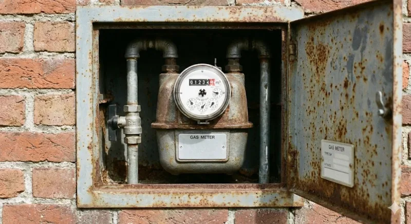 Immagine rappresentativa dell'autolettura di contatori di luce e gas.