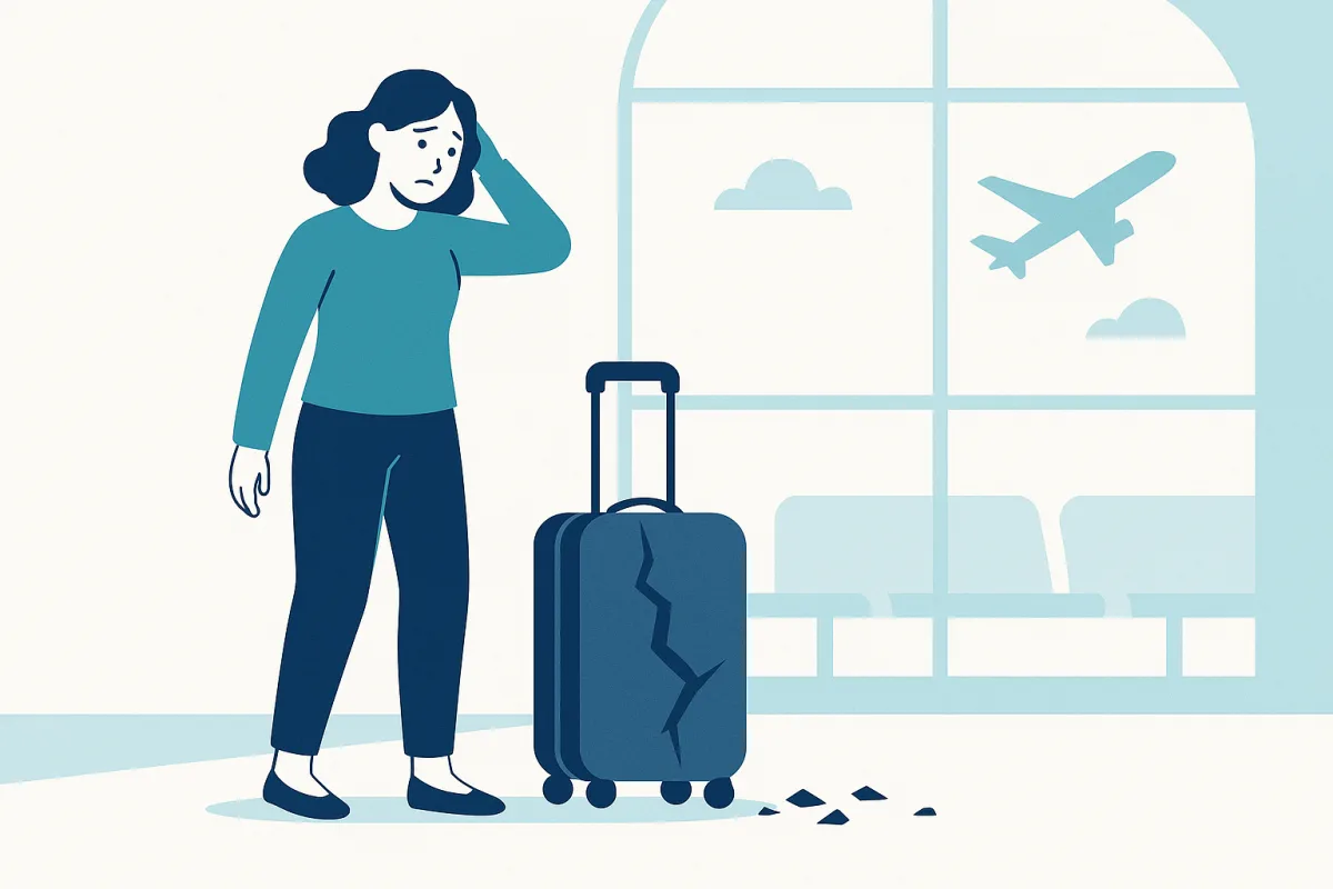 Bagaglio smarrito o danneggiato in aereo: risarcimento e reclamo