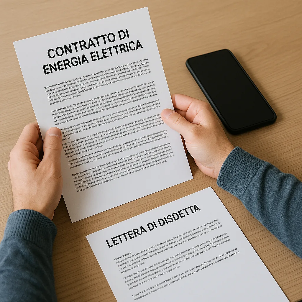 Guida alla disdetta del contratto di energia elettrica
